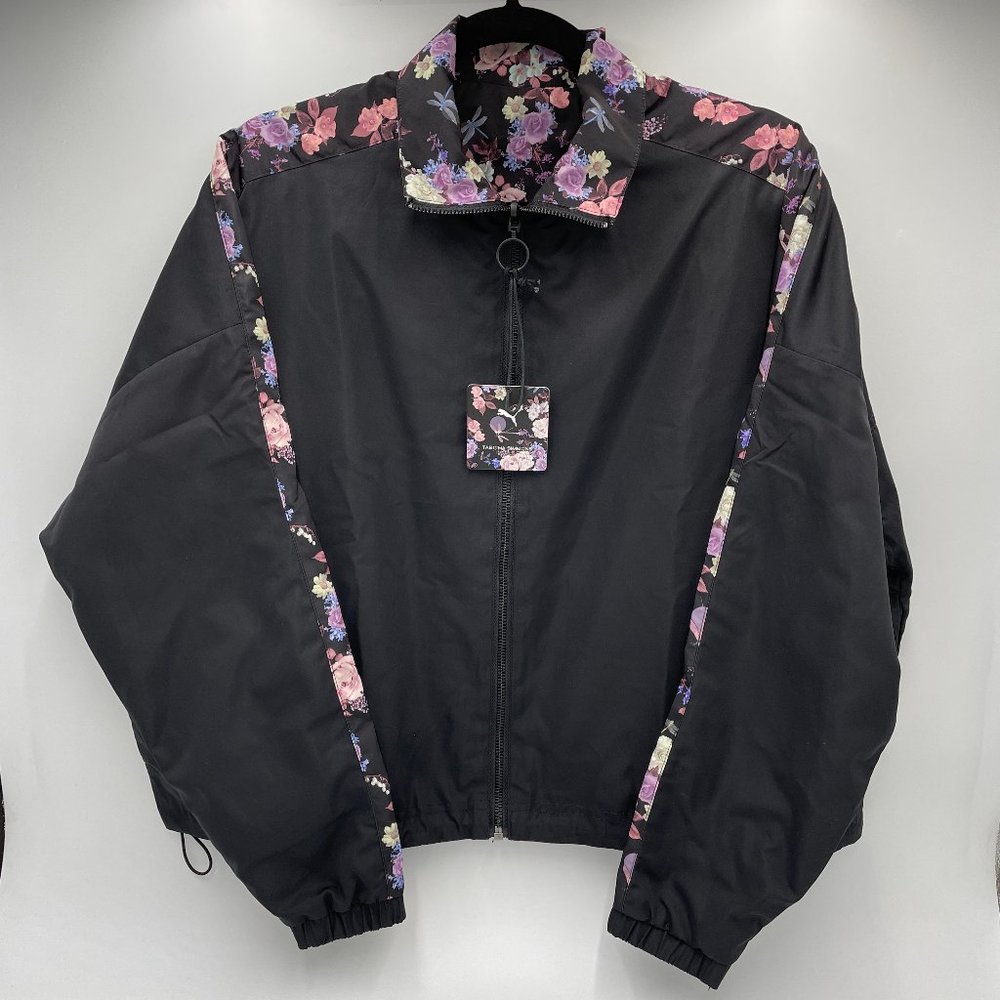 Puma Tabitha Simmons Floral Print Jacket Sz S